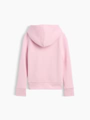 Růžová s motýly - Gap Sherpa-Lined Logo Zip-Up Hoodie (4-13yrs) - Obrázek 2 z 3