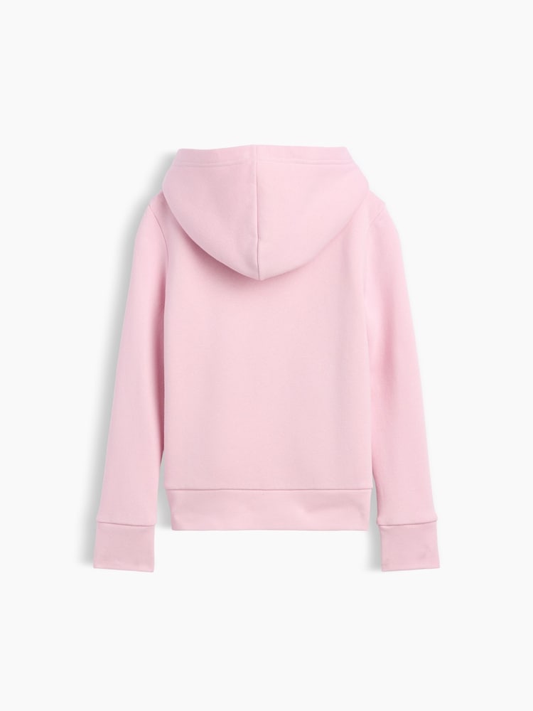 Růžová s motýly - Gap Sherpa-Lined Logo Zip-Up Hoodie (4-13yrs) - Obrázek 2 z 3
