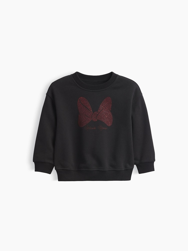 Gap Black MInnie Mouse Disney Logo Sweatshirt (6mths-5yrs) - Image 1 of 3 Gap Black MInnie Mouse Disney Logo Sweatshirt (6mths-5yrs) - Image 1 of 3
