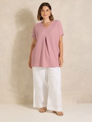 Evans Pink Pleated Swing Top 2 Pack - Image 4 of 8