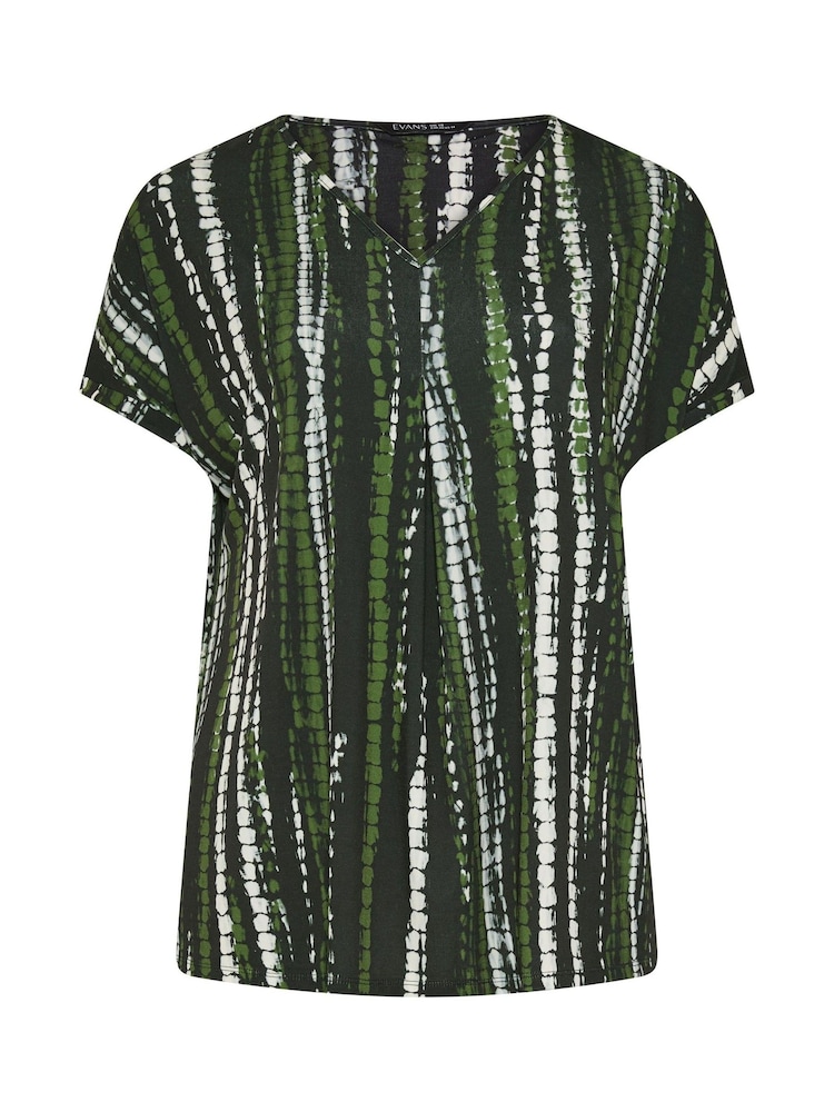 Evans Black Tie Dye Swing Top - Image 5 of 5 Evans Black Tie Dye Swing Top - Image 5 of 5