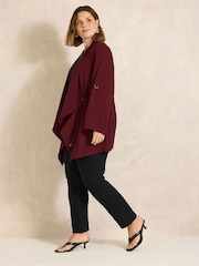 Evans Red Lightweight Waterfall Jacket - Image 2 of 6