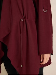 Evans Red Lightweight Waterfall Jacket - Image 4 of 6