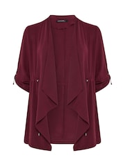 Evans Red Lightweight Waterfall Jacket - Image 5 of 6