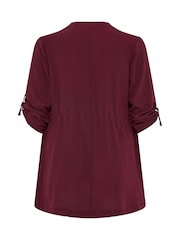 Evans Red Lightweight Waterfall Jacket - Image 6 of 6