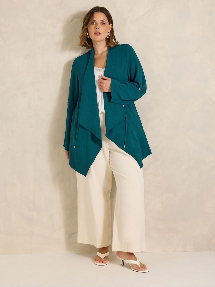 Evans Green Lightweight Waterfall Jacket - Image 2 of 6 Evans Green Lightweight Waterfall Jacket - Image 2 of 6