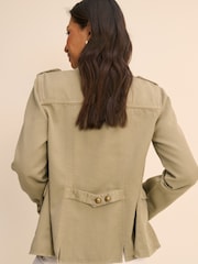 Nobodys Child Green Zana Military Jacket - Image 4 of 5