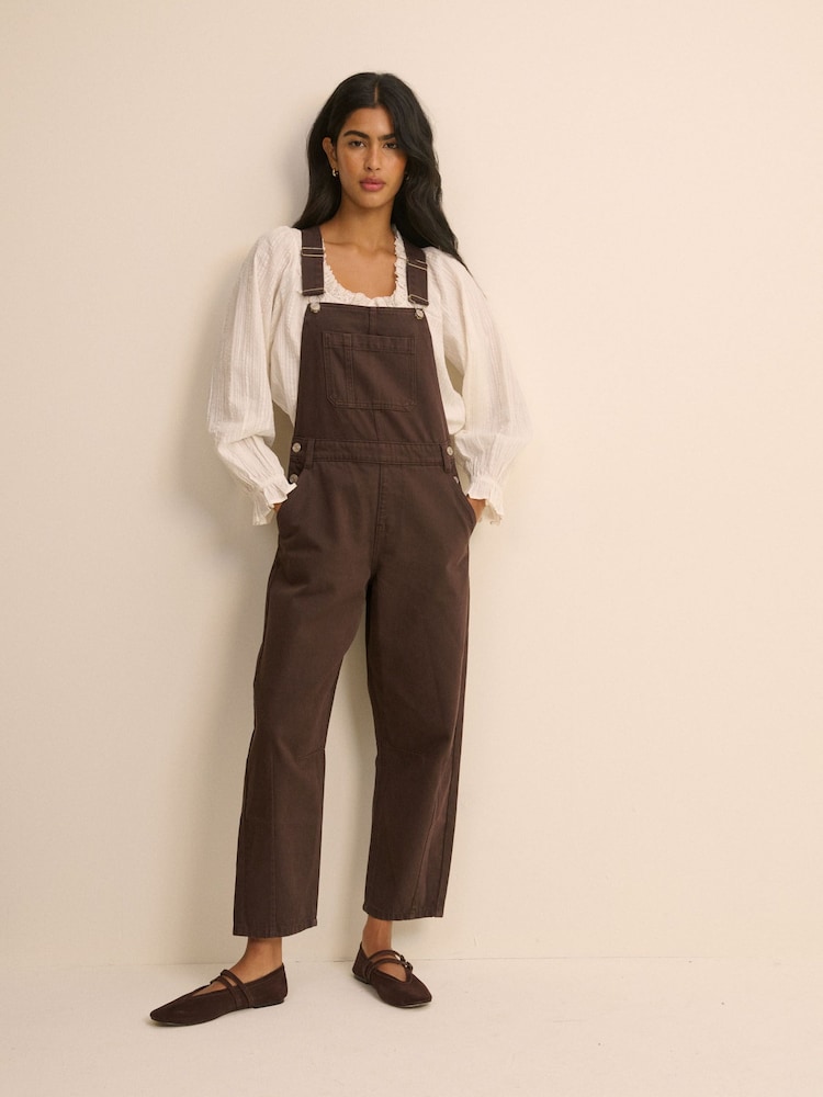 Nobodys Child Brown Denim Dungarees - Image 1 of 5
