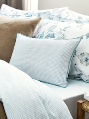 Christy Blue Bramley Boudoir Reversible Filled Cushion - Image 1 of 4