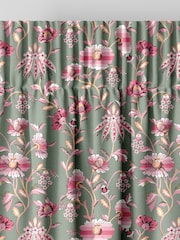 Cath Kidston Sage Green Friendship Gardens Made to Measure 100% Cotton Curtain - Image 6 of 9