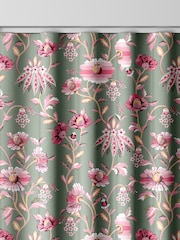 Cath Kidston Sage Green Friendship Gardens Made to Measure 100% Cotton Curtain - Image 8 of 9