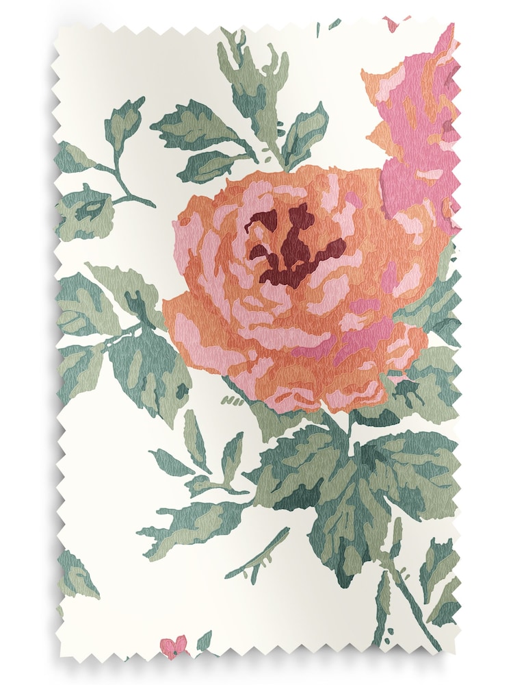 Cath Kidston Pink Blooms Archive Rose Made to Measure Curtains - Image 9 of 9