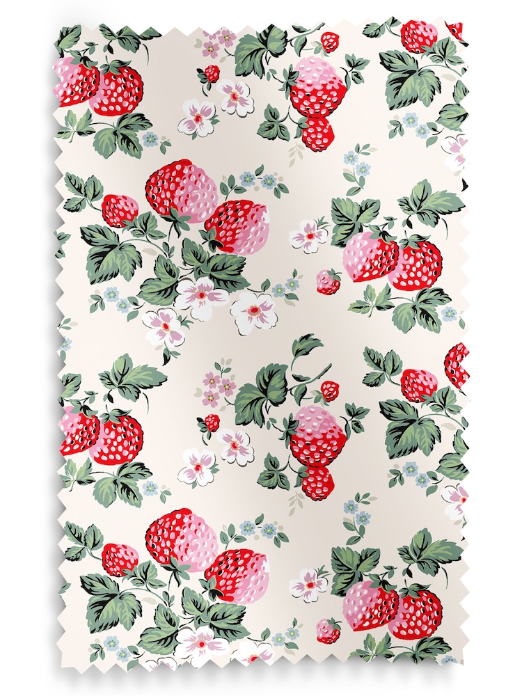 Cath Kidston Cream Strawberries Made To Measure 100% Cotton Curtain - Image 9 of 9