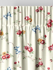 Cath Kidston Cream Rose And Bows Made To Measure 100% Cotton Curtain - Image 4 of 9