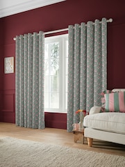 Cath Kidston Sage Green Clifton Floral Made To Measure 100% Cotton Curtain - Image 2 of 9