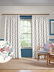 Cath Kidston Cream Clifton Floral Made to Measure 100% Cotton Curtain - Image 1 of 9
