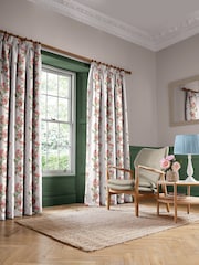 Cath Kidston Pink Rose Flutter Made to Measure Curtains - Image 2 of 9