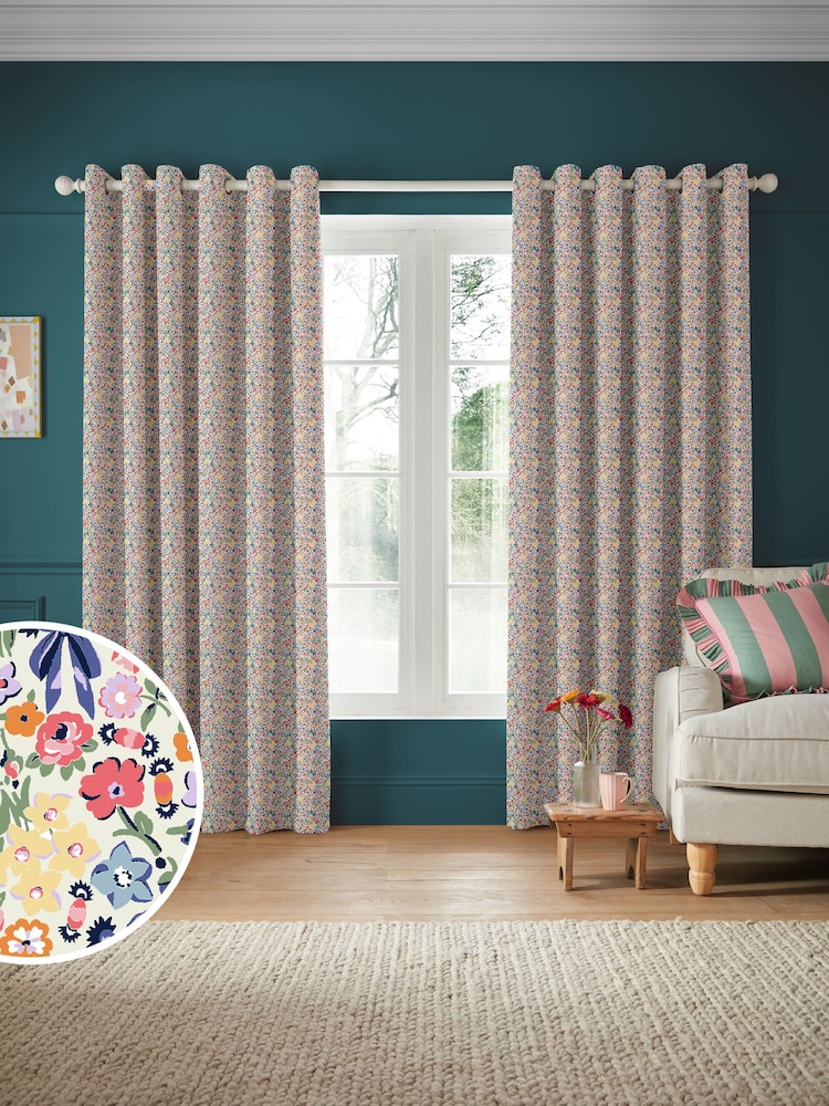 Cath Kidston Multi Harmony Ditsy Made To Measure 100% Cotton Curtain - Image 1 of 9