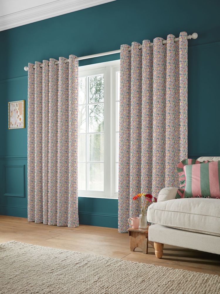 Cath Kidston Multi Harmony Ditsy Made To Measure 100% Cotton Curtain - Image 2 of 9