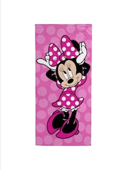 Disney Pink Minnie Mouse Cheery Beach Towel - Image 2 of 3