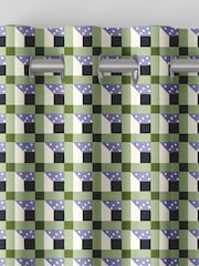 Cath Kidston Green Cath Check Made to Measure 100% Cotton Curtain - Image 5 of 9