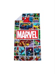 Avengers Multicolor Vintage Comic Beach Towel - Image 2 of 6