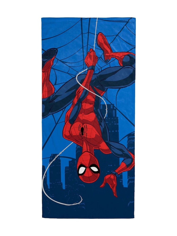Spider-Man Blue Hi Neighbor Beach Towel - Image 1 of 2
