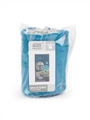 The Mandalorian Blue He's With Me Beach Towel - Image 4 of 4