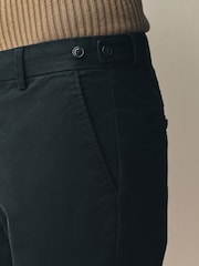 Negro - Corte slim - Pantalones chinos de mezcla de algodón Supima Signature - Imagen 11 de 18