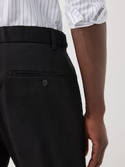 Negro - Corte slim - Pantalones chinos de mezcla de algodón Supima Signature - Imagen 14 de 18