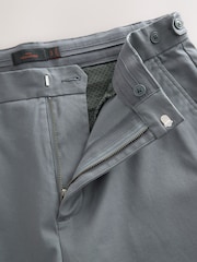 Blue Slate Slim Fit Signature Supima Cotton Blend Chinos Trousers - Image 10 of 12