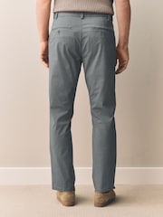 Blue Slate Slim Fit Signature Supima Cotton Blend Chinos Trousers - Image 3 of 7