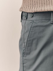 Blue Slate Slim Fit Signature Supima Cotton Blend Chinos Trousers - Image 7 of 7