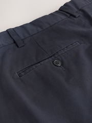 Azul marino - Corte slim - Pantalones chinos de mezcla de algodón Supima Signature - Imagen 10 de 11