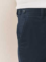 Azul marino - Corte slim - Pantalones chinos de mezcla de algodón Supima Signature - Imagen 5 de 11