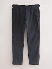 Azul marino - Corte slim - Pantalones chinos de mezcla de algodón Supima Signature - Imagen 7 de 11