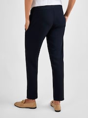 JoJo Maman Bébé Navy Tapered Maternity Trousers - Image 2 of 4