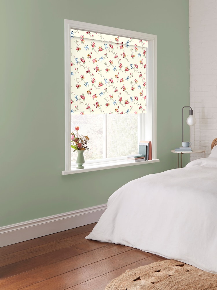 Cath Kidston Cream Rose And Bows Made to Measure Roller Blind - Image 2 of 6