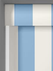 Cath Kidston Blue Canopy Stripe Made to Measure Roller Blind - Image 3 of 6
