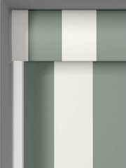 Cath Kidston Sage Green Canopy Stripe Made to Measure Roller Blind - Image 3 of 6