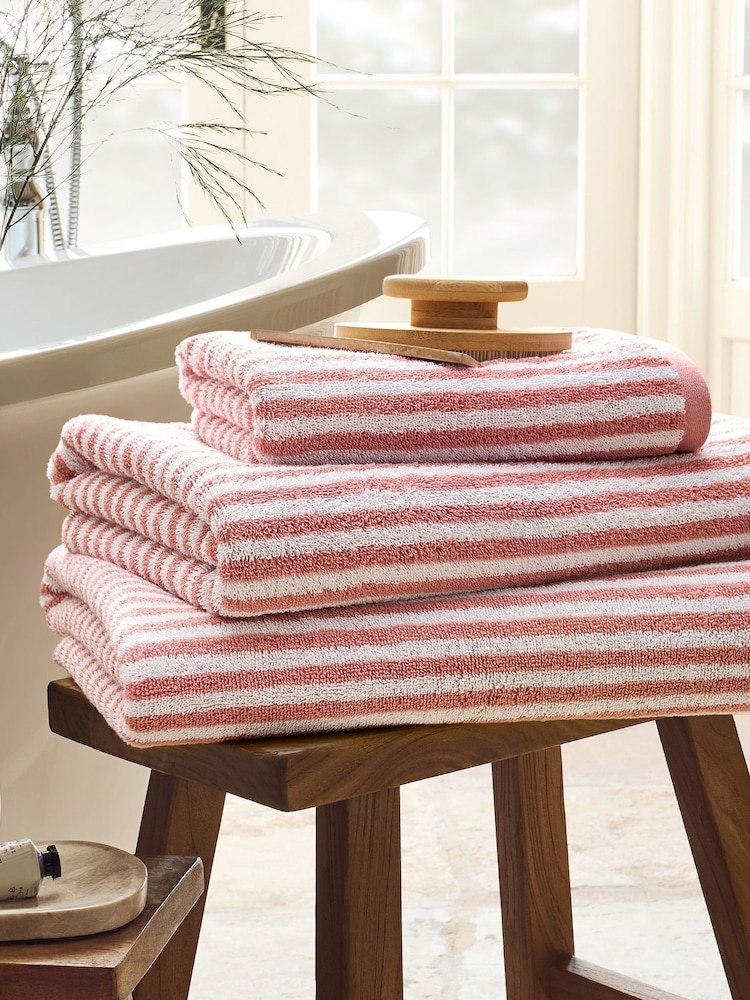 Christy Rose Portobello Stripe Cotton Towel - Image 1 of 5 Christy Rose Portobello Stripe Cotton Towel - Image 1 of 5