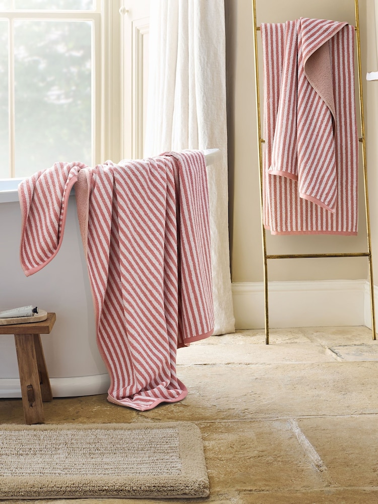 Christy Rose Portobello Stripe Cotton Towel - Image 2 of 5 Christy Rose Portobello Stripe Cotton Towel - Image 2 of 5