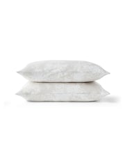 Christy Beige Beatrice Cotton Percale Pillowcase Pair - Image 3 of 3