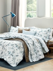 Christy Blue Bramley Reversible Bedspread Cotton Coverlet - Image 1 of 5