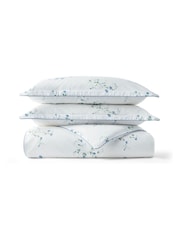 Christy Blue Forget Me Not Cotton Duvet Cover & Pillowcase Set - Image 2 of 4