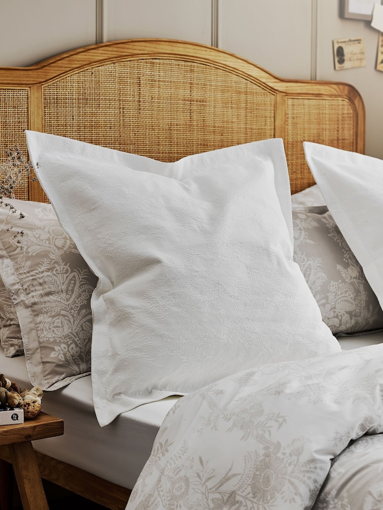 Christy Beige Beatrice Mattelasse Cushion Sham - Image 1 of 3 Christy Beige Beatrice Mattelasse Cushion Sham - Image 1 of 3