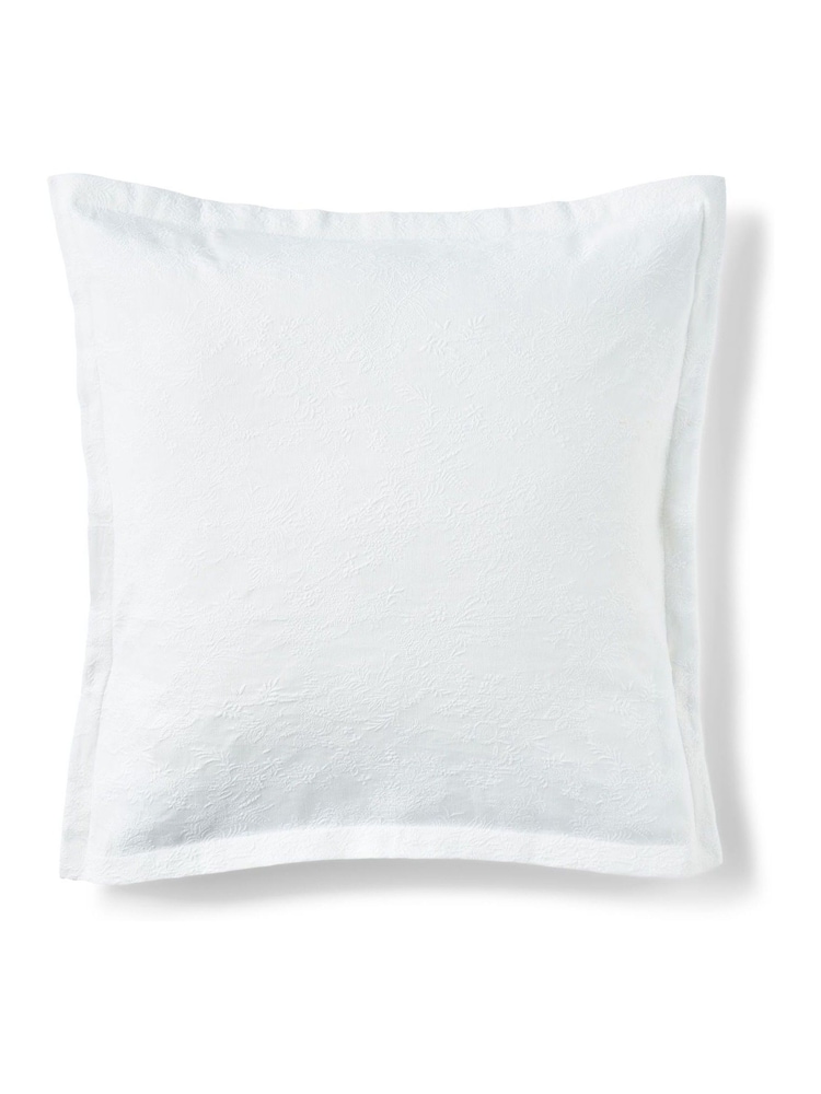 Christy Beige Beatrice Mattelasse Cushion Sham - Image 3 of 3 Christy Beige Beatrice Mattelasse Cushion Sham - Image 3 of 3