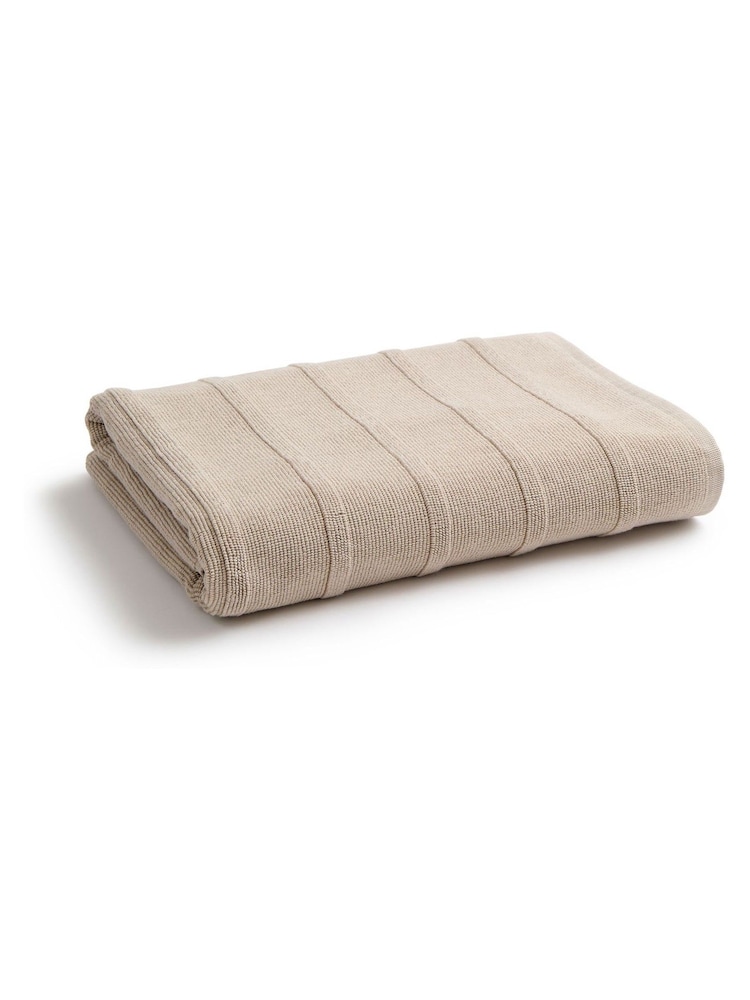 Christy Pebble Highgate Turkish Cotton Ribbed Towel - Image 2 of 4 Christy Pebble Highgate Turkish Cotton Ribbed Towel - Image 2 of 4