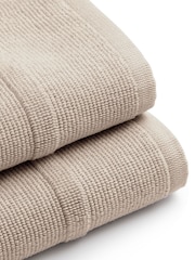 Christy Pebble Highgate Turkish Cotton Ribbed Towel - Image 4 of 4