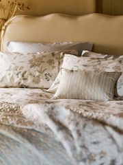 Christy Aqua Kew Boudoir Reversible Filled Cushion - Image 4 of 4